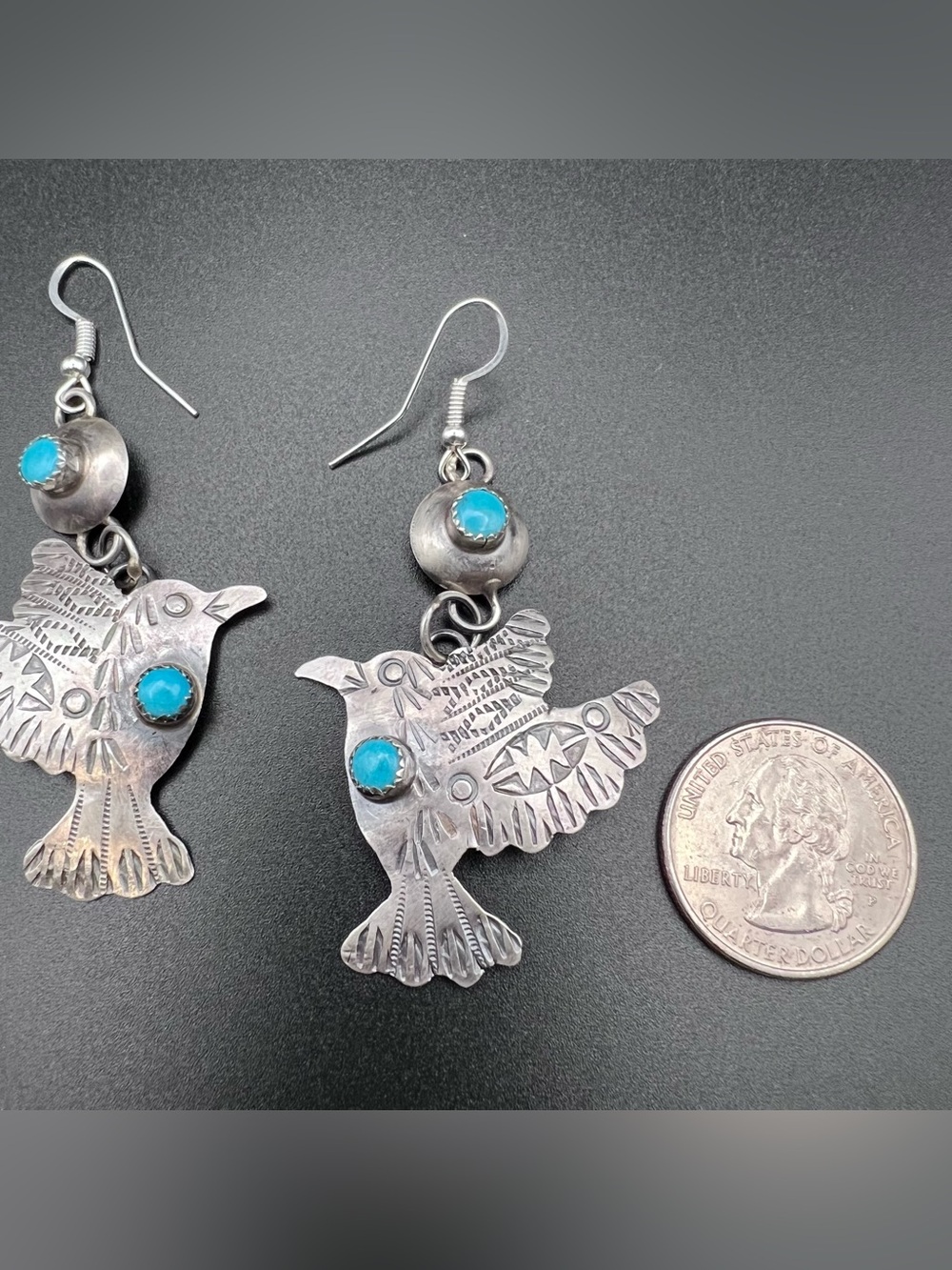 Native American Bird Earrings by Gabrielle Yazzie